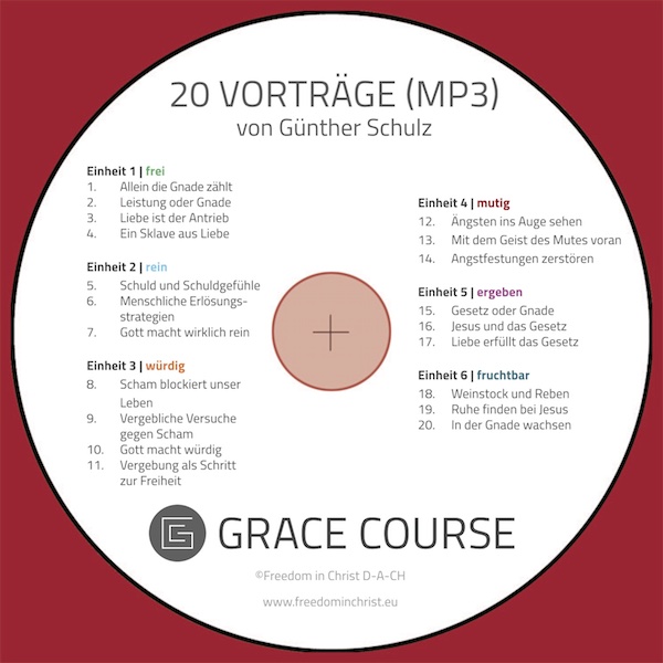 GRACE COURSE deutsch - VORTRÄGE Günther Schulz, MP3